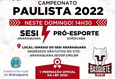 Atual campeão, Sesi Araraquara estreia no Paulista Feminino neste domingo –  FPB