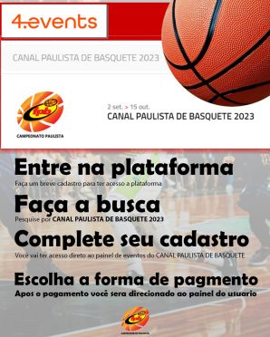 Canal Paulista de Basquete 2023 – Assista 100% dos jogos da